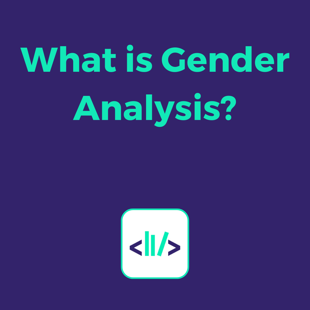 What is Gender Analysis?